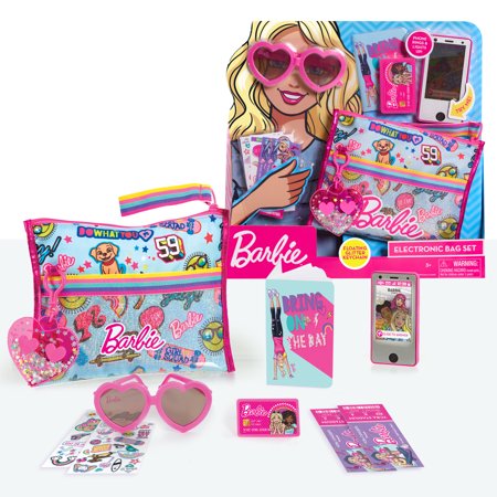 Just Play Barbie Electronic 10-Piece Purse Set, Preschool Ages 3 up
