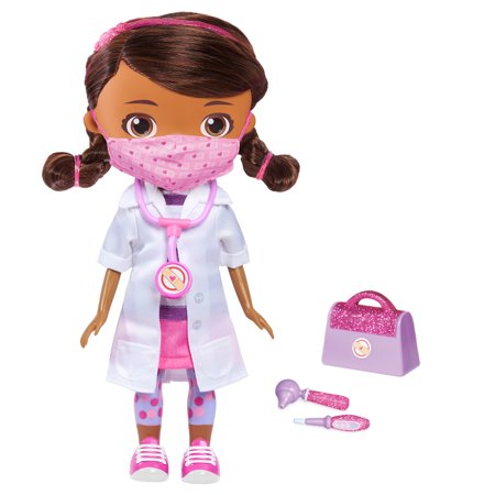 Just Play Disney Junior Doc McStuffins Wash Your Hands Singing Doll, With Mask & Accessories, Kids Toys for Ages 3 up