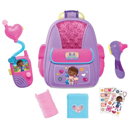 Just Play Doc McStuffins First Responders Backpack Set, Kids Toys for Ages 3 up