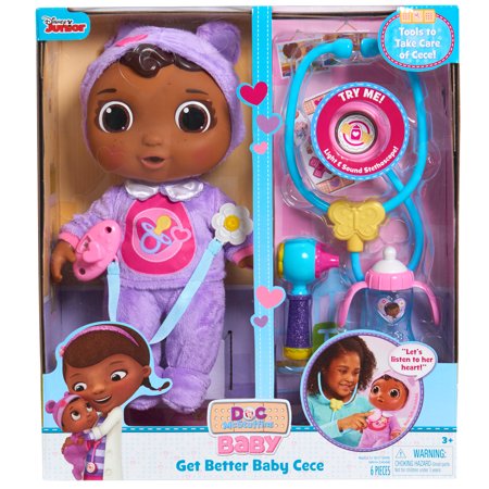 Just Play Doc McStuffins Get Better Baby Cece, Kids Toys for Ages 3 up