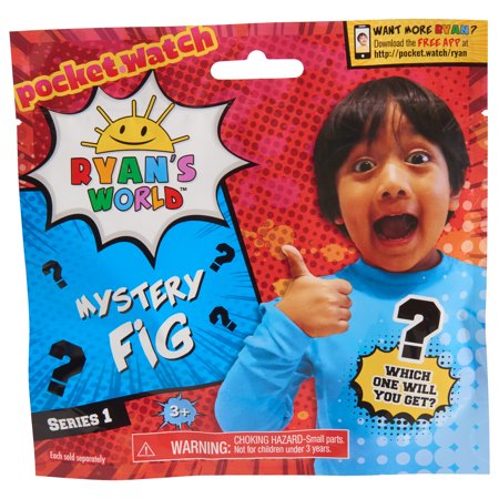 Just Play Ryan's World Mystery Collectible Figs, Series 1, Kids Toys for Ages 3 up
