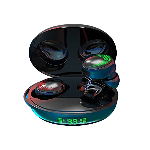 K1Tws T-Ouch Digital Display Wireless Mini Sports In-Ear 5.1 Bluetooth Headset (Black)