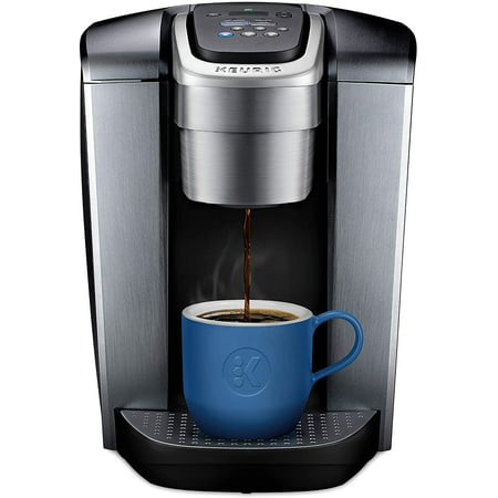 Keurig K-Elite Coffee Maker, Single Serve K-Cup Pod Coffee Brewer, With Iced Coffee Capability, Brushed Silver
