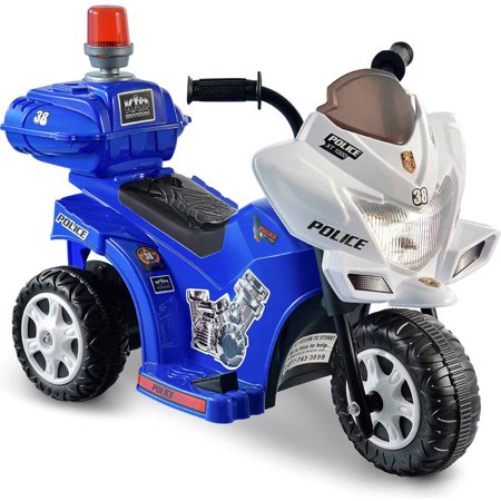 Kid Motorz Lil' Patrol 6-Volt Battery-Powered Ride-On Motorcycle