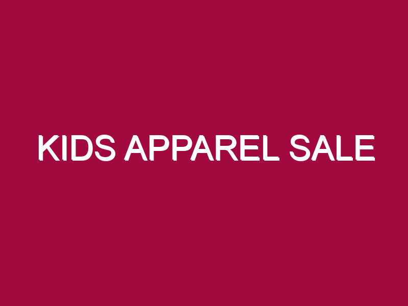 Kids Apparel Sale