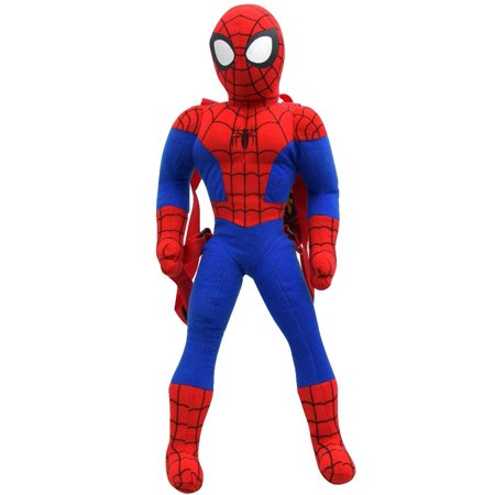 Kids Spider-Man Stuffed Doll 20.5” - Backpack Style