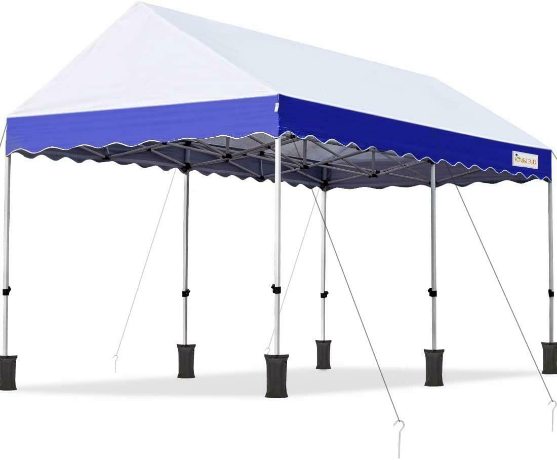 KING BIRD 10x20FT EZ Pop up Canopy Party Tent Instant Shelter Outdoor Sun Shade