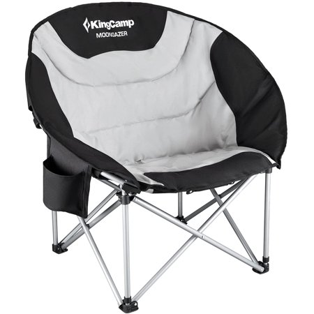 KingCamp Camping Chair, Black and Gray