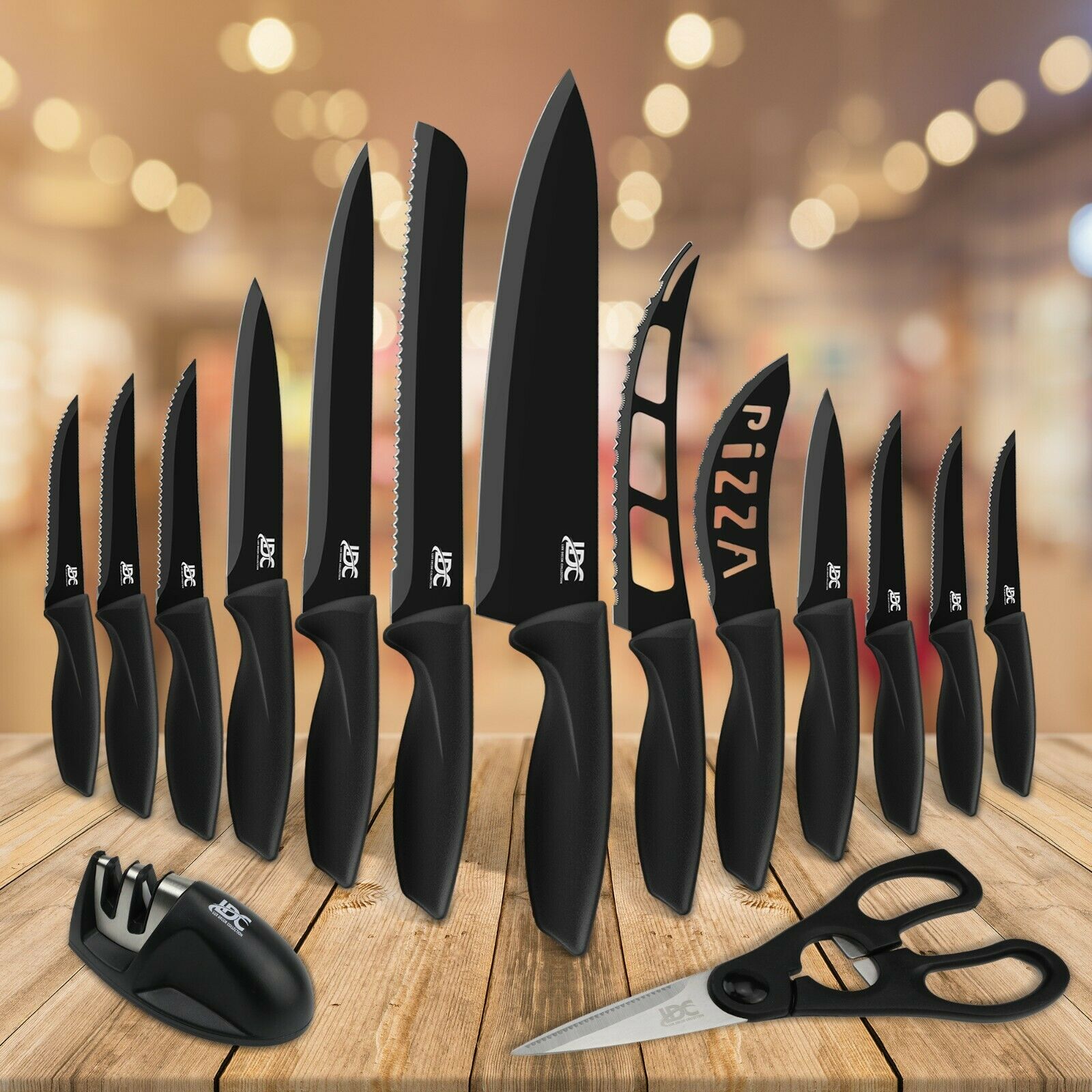 Knife Set Sharp Stainless Steel Professional Chef Cutlery Steak Kitchen Knives