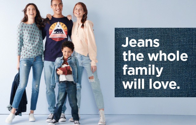 kohls jeans family