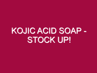 kojic acid soap stock up 1305247