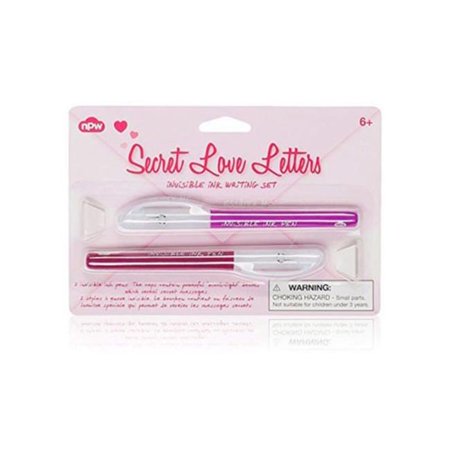 Kole Imports BB743-24 Secret Love Letter Invisible Ink Writing Set - 24 Piece -Pack of 24