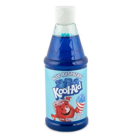 Kool-Aid Blue Raspberry Snow Cone Syrup, 16 Fl Oz