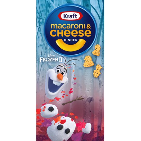 Kraft Macaroni and Cheese Dinner with Disney Frozen II Pasta Shapes, 5.5 oz Box