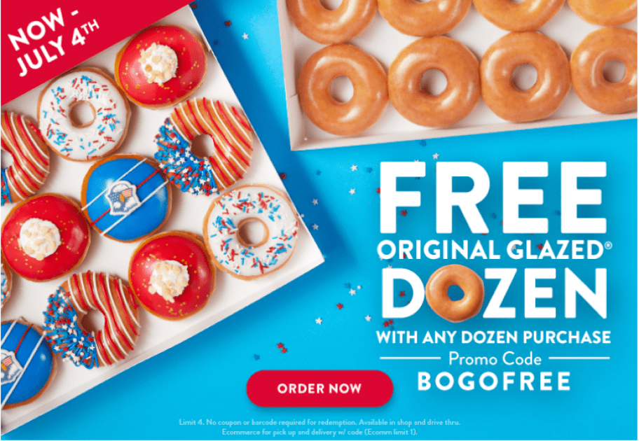 Buy One Get One Krispy Kreme Dozens!