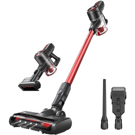 Kyvol V20 Cordless Vacuums, 25,000 pa Strong Suction, 40 mins Runtime, Lightweight, Detachable Battery, 2 in 1 Cordless Stick Vacuum for Deep Clean Pet Hair Carpet Hard Floor, 3 Speed Modes
