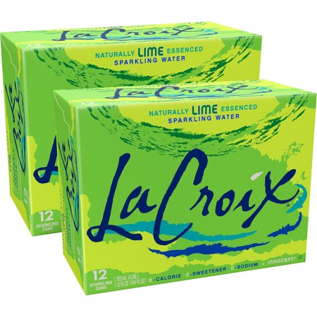 LaCroix Sparkling Water, Lime- 2/12 packs 12 oz
