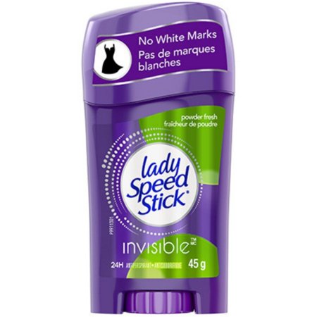 Lady Speed Stick Invisible Dry Antiperspirant Deodorant, Powder Fresh, 1.4 Oz.