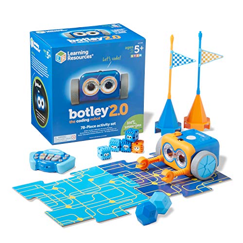 Learning Resources Botley the Coding Robot 2.0 Activity Set, Coding Robot for Kids, STEM Toy, Early Programming, Coding Games for Kids, 78 pieces, Ages 5+ On Sale At Amazon.com