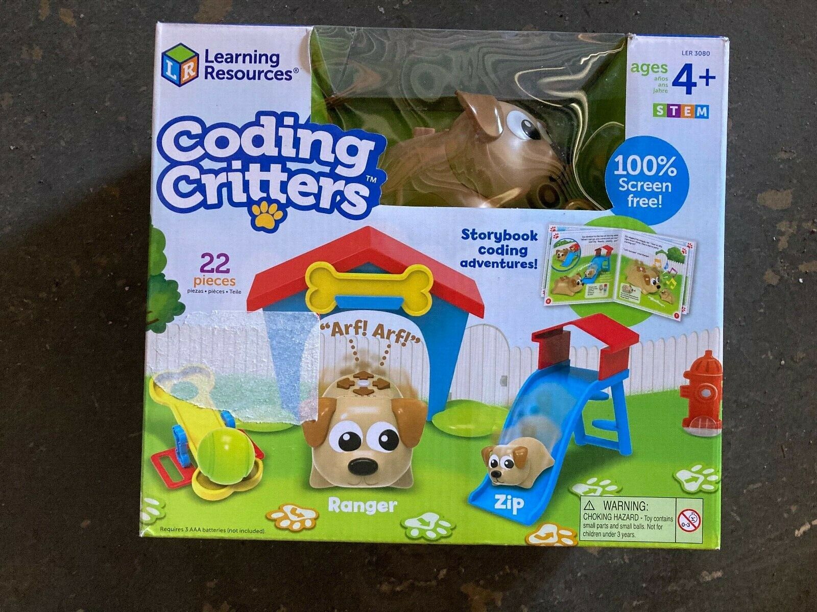 Learning Resources Coding Critters Ranger & Zip, Screen-Free Early Coding Toy