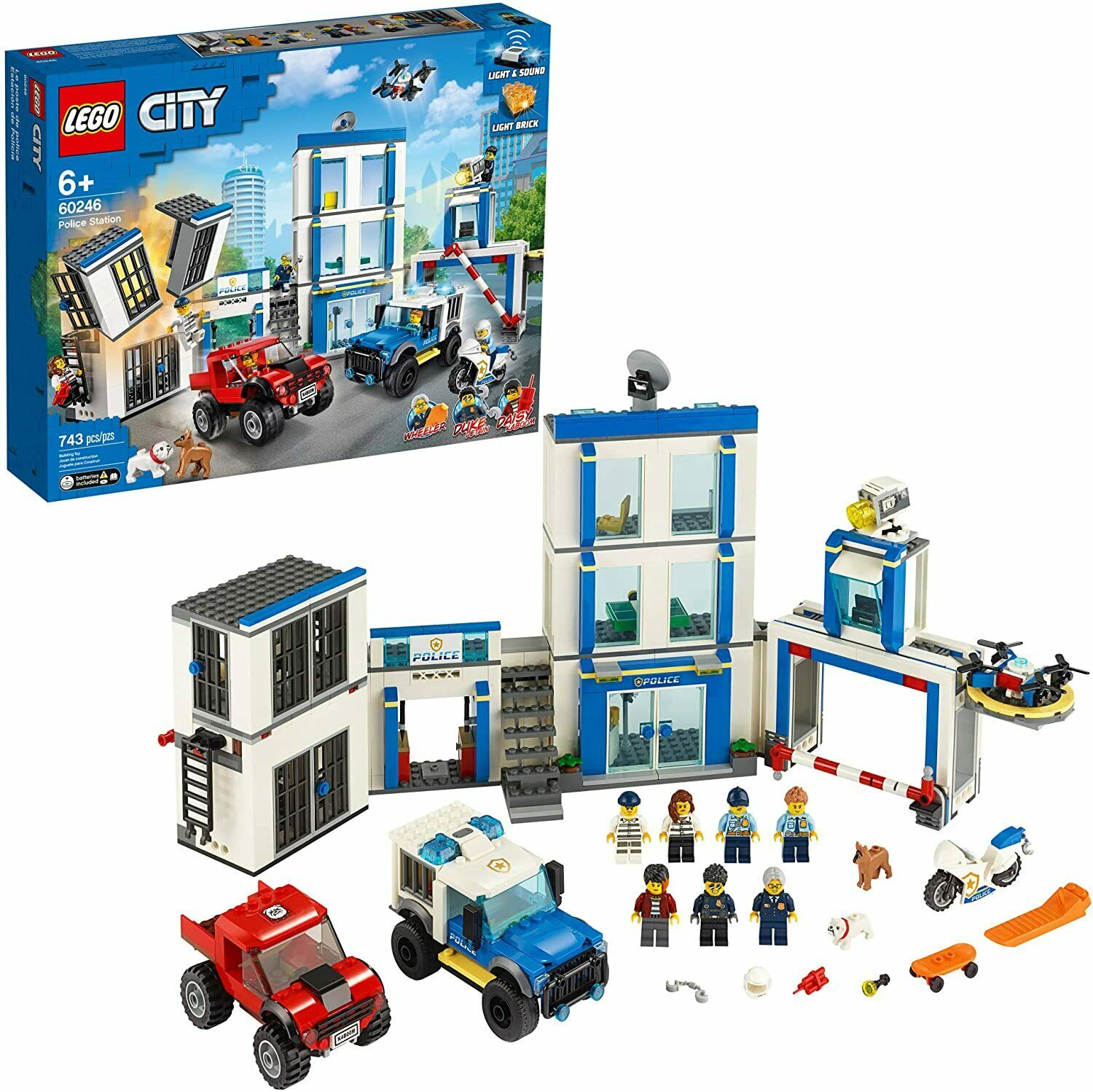 Lego City Police Station (60246) Building Kit 743 Pcs Playset Retired Set