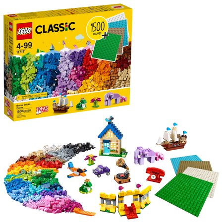 Lego Classic Bricks Bricks Plates 11717 Building Toy; Great Gift For Kids; Imaginative, Creative, Educational Play (1504 Pieces)
