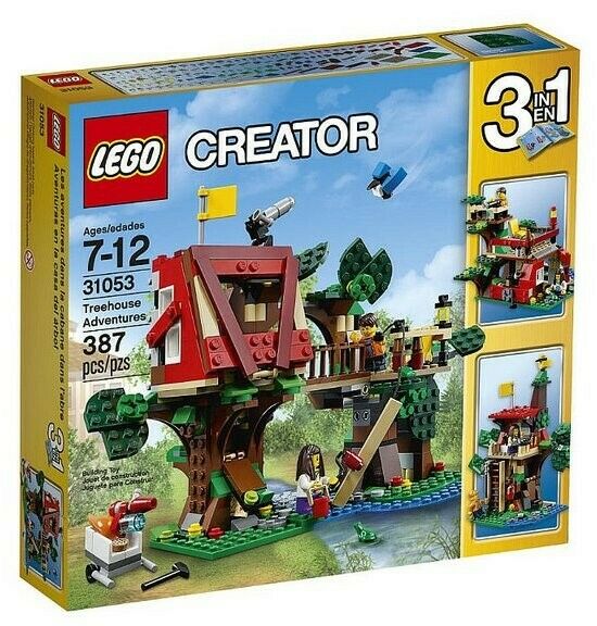 Lego Creator Treehouse Adventures 31053 Building Kit 387 Pcs Retired Set Playset