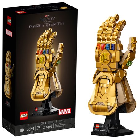 LEGO Marvel Infinity Gauntlet 76191 Collectible Gauntlet Model with Infinity Stones (590 Pieces)