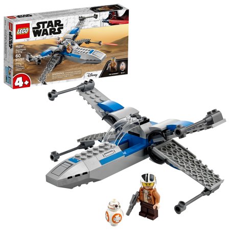 LEGO Star Wars Resistance X-Wing 75297 Poe Dameron Starfighter Building Toy (60 Pieces)