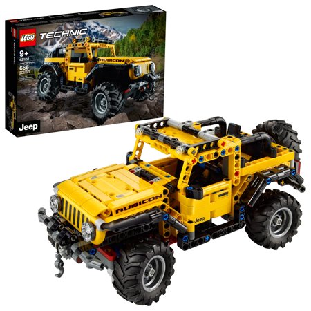 LEGO Technic Jeep Wrangler 42122; Engaging Toy for Kids Who Love High-Performance Vehicles (665 Pieces)