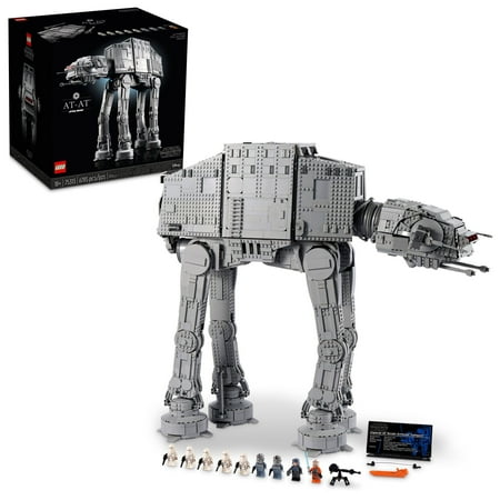 LEGO Star Wars AT-AT Walker 75313 Buildable Model - Collectible Set for Adults, Ultimate Build and Display Set, 9 Minifigures Including General Veers, Luke Skywalker, Snowtroopers and AT-AT Drivers