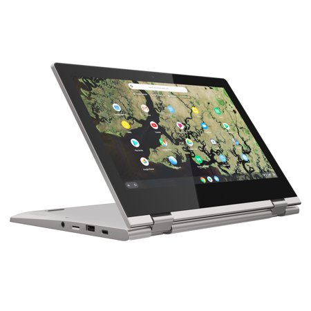 Lenovo Chromebook C340 - 11.6" Touchscreen - Intel Celeron N4000 - 4GB - 32GB eMMC - Platinum Grey - Chrome OS - 81TA0010US