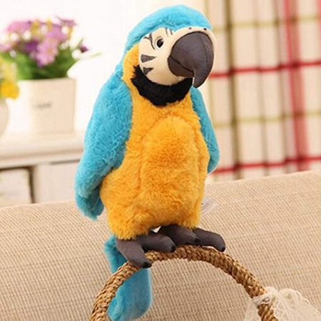 Leonard Recording Autism Toys Talking Parrots Toys for 4-8 Year Old Girls Dolls for 3 Year Old Girls Toys Learning Toys for 4-8 Year Olds Furreal Friends Cute Stuffed Animal Toys for 3 Year Old