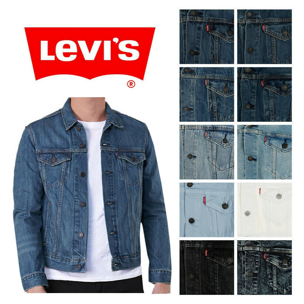 Levi's Men's Denim Cotton Button Front Denim Trucker Jacket