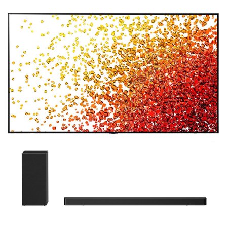 LG 86NANO90UPA 86" Real NanoCell Cinema HDR Display Smart Ultra HD 4K TV with LG SN6Y 3.1 Ch DTS VHR Soundbar and Subwoofer (2021)