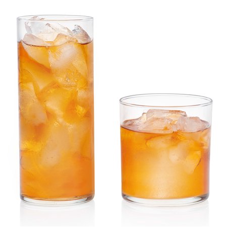 Libbey Miles 16-Pieces Tumbler and Rocks Glass Set