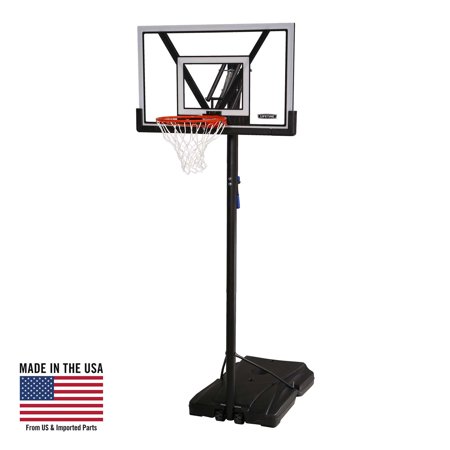 Lifetime 48 In. Adjustable Portable Basketball Systems Hoop, 90585