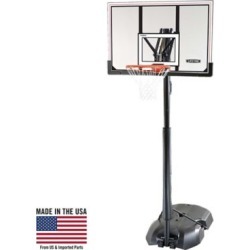 Lifetime Steel-Framed Adjustable Portable Basketball Hoop with Speed Shift, 50 in., 51544