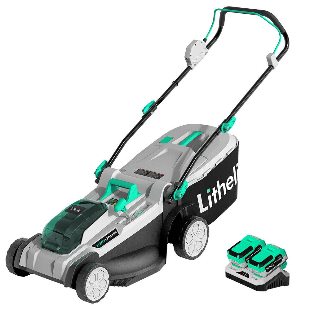 Litheli 2*20V(40V)Lawn Mower Cordless Brushless Electric Battery Powered