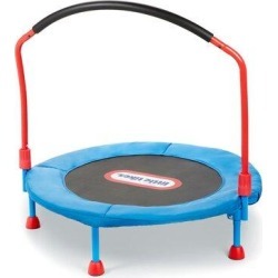 Little Tikes 36" Foldable Round Trampoline in Blue/Red | Wayfair 642265C-V