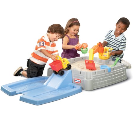 Little Tikes Big Digger Sandbox with Lid, Outdoor Play Equipment