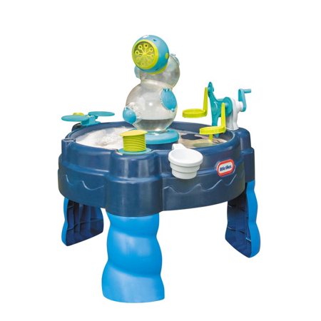 Little Tikes FOAMO 3-in-1 Water Table with Bubble & Foam Machine Activity and Accessory Set, Outdoor Water Toy Play Set for Toddlers Kids Boys Girls Ages 2 3 4+ Year Old