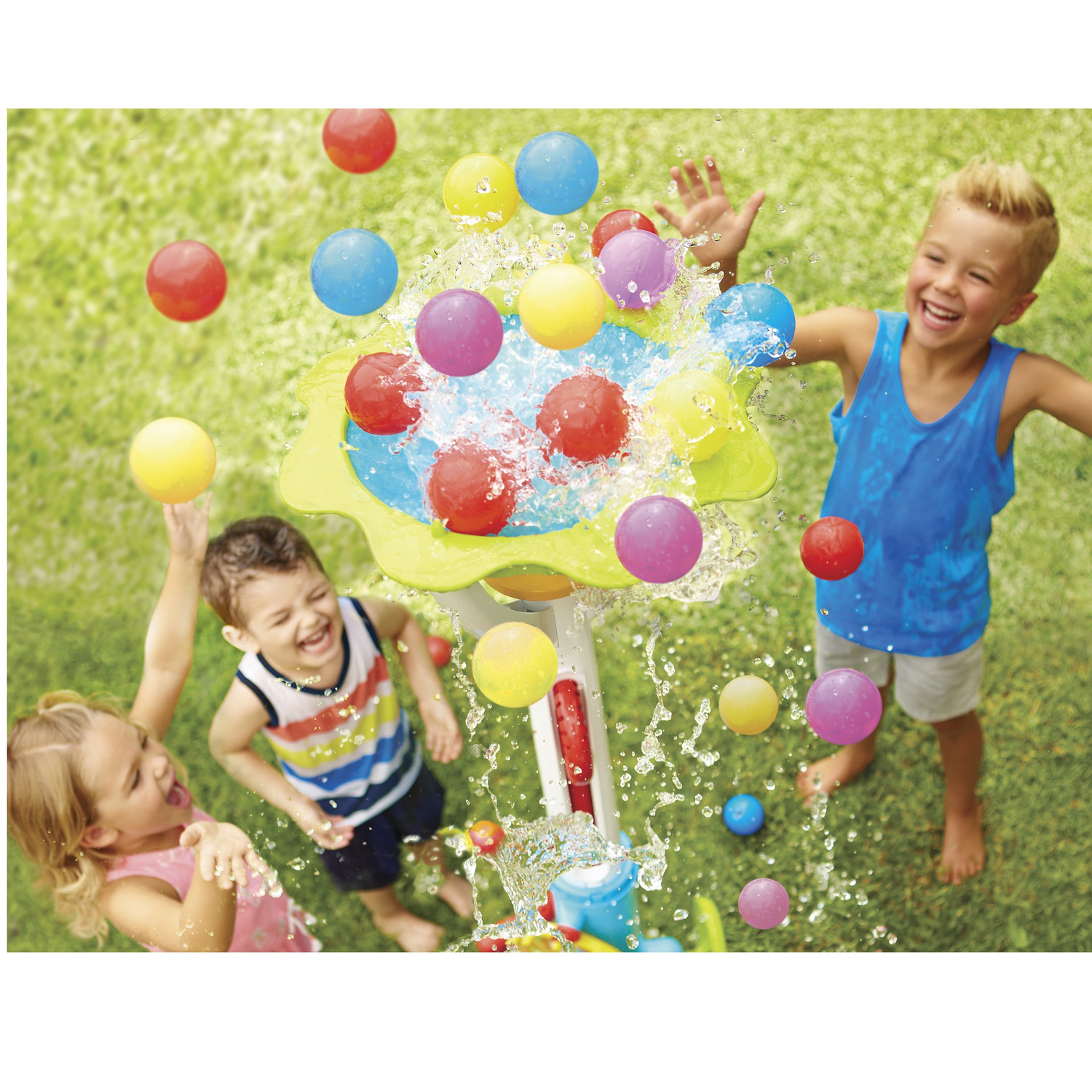 Little Tikes Fun Zone Pop 'N Splash Surprise Game for Kids + Balls