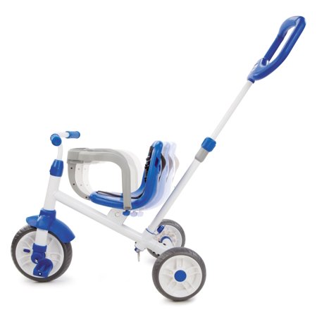 Little Tikes Ride 'N Learn 3-in-1 Trike in Blue, Convertible Tricycle for Toddlers with 3 Stages of Growth - For Kids Boys Girls 9 Months to 3 Years Old