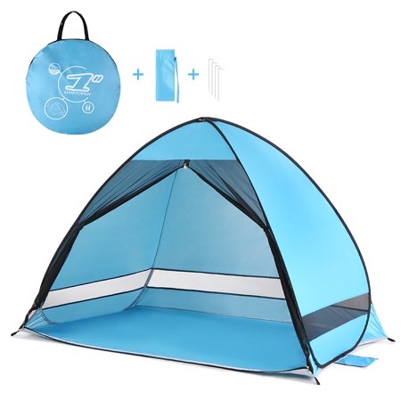 Lixada Automatic Up Beach Tent Cabana Portable UPF 50+ Sun Shelter Camping Fishing Hiking Canopy