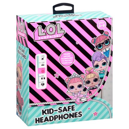 L.O.L Surprise! Children's Noise-Canceling Over-Ear Headphones, Pink, HP2-03136