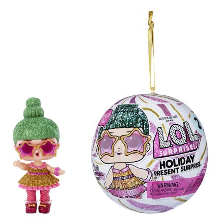 LOL Surprise Holiday Supreme Doll Tinsel With 8 Surprises Including Collectible Holiday Doll, Shoes, and Accessories