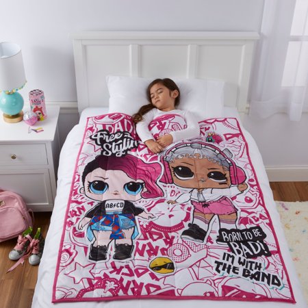 L.O.L. Surprise! Kids Weighted Blanket, 4.5lb, 36 x 48, Free Stylin’, Walmart.com EXCLUSIVE!