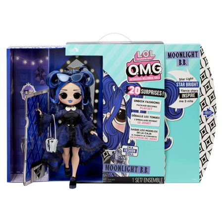 LOL Surprise Omg Moonlight B.B. Fashion Doll - Dress Up Doll Set With 20 Surprises for Girls And Kids 4+