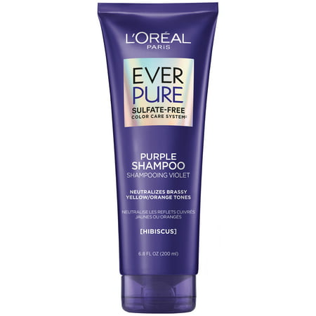 L'Oreal Paris EverPure Sulfate Free Purple Shampoo, Colored Treated Hair, 23 fl. oz. - WALMART